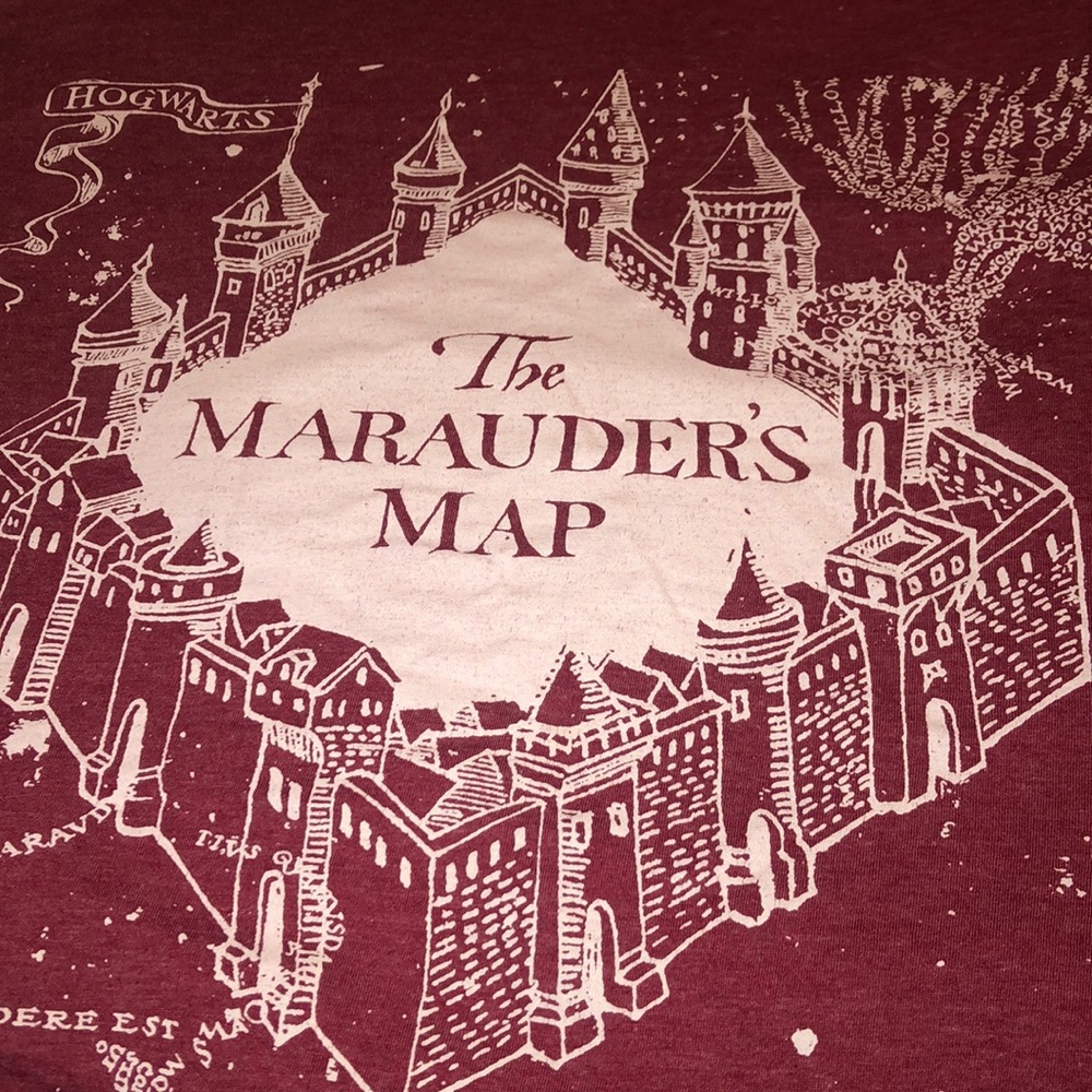 The Marauders Map quarter sleeve